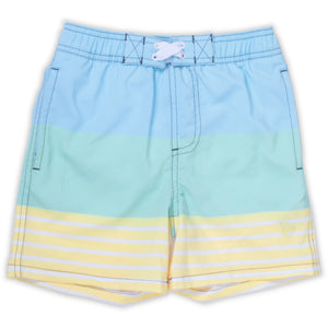 Shade Critters - 4 Way Stretch Swim Trunk - Stripe Colorblock