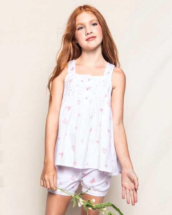 Petite Plume - Butterflies Charlotte Short Set - White