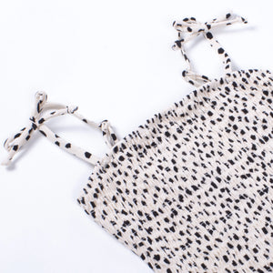 Shade Critters - Smocked One Piece Swimsuit - Dalmatian Leopard