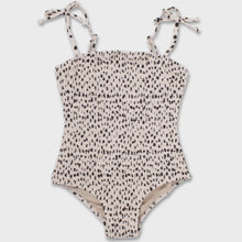 Load image into Gallery viewer, Shade Critters - Smocked One Piece Swimsuit - Dalmatian Leopard