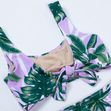 Load image into Gallery viewer, Shade Critters - Two Piece Bikini - Purple Palm
