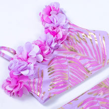 Load image into Gallery viewer, Shade Critters - Two Piece Hula Bikini w/Fringe Skirt - Lavender