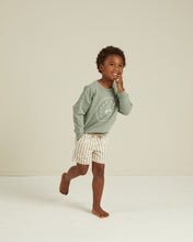 Load image into Gallery viewer, Rylee + Cru - Grey Stripe Boardshort - Grey Stripe