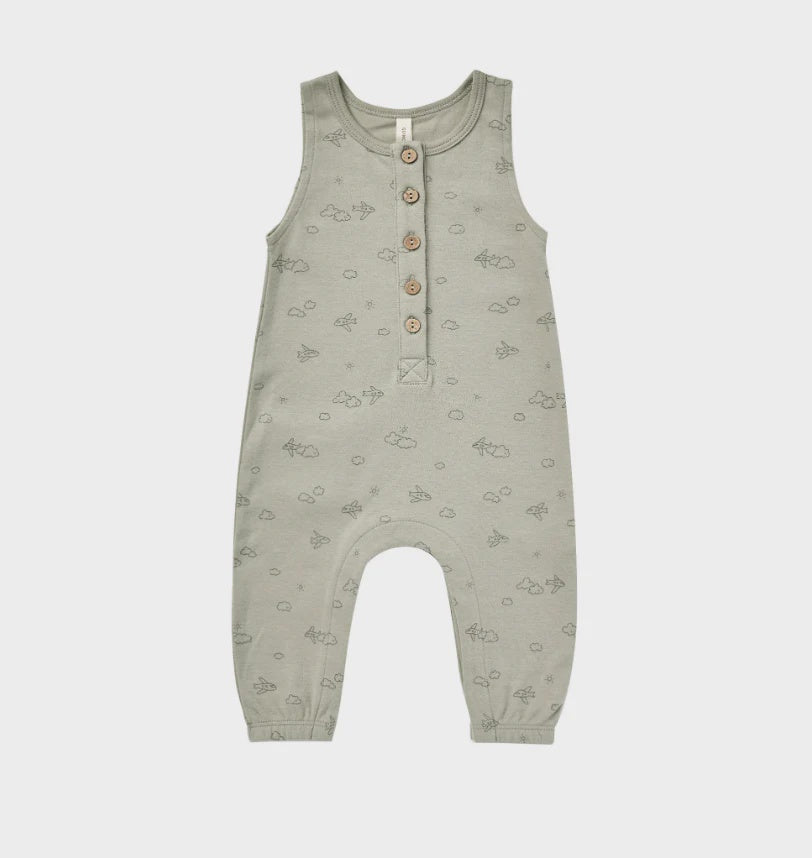 Zip Longsleeve Sleeper - Airplanes