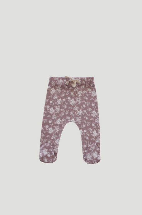 Jamie Kay Organic Cotton Footed Pant - Fawn Floral