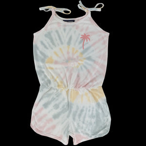 Tiny Whales - Smoothie Romper - Multi Tie Dye