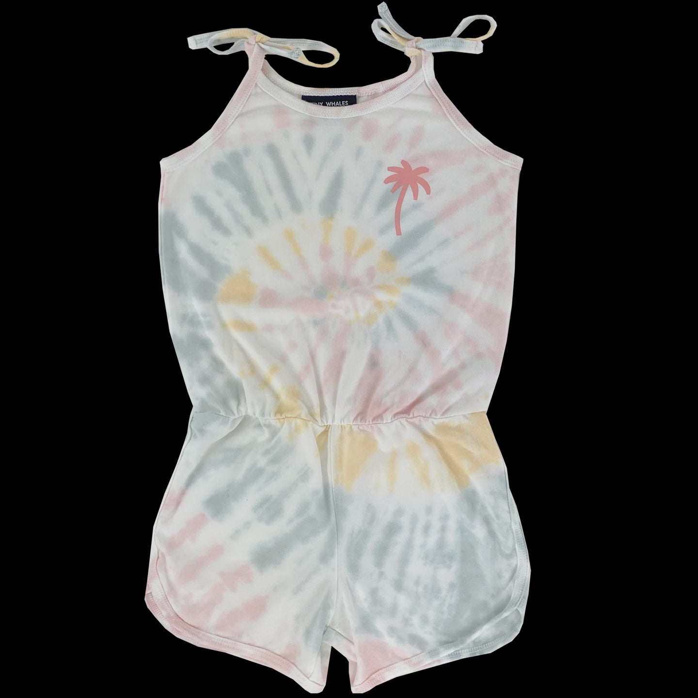 Tiny Whales - Smoothie Romper - Multi Tie Dye