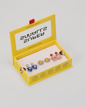 Load image into Gallery viewer, Super Smalls - Dinner &amp; A Movie Clip-On Earring Set
