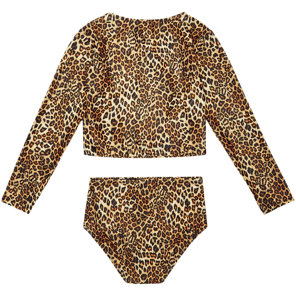 Rock Your Baby - Leopard Skin Rashie Set - Multi – Jack + Emmy