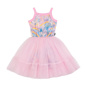Rainbow Dreams Flounce Dress - Multi