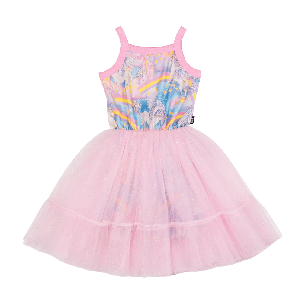 Rainbow Dreams Flounce Dress - Multi
