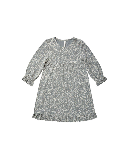 Rylee + Cru - Indigo Floral Modal Nightgown - Indigo