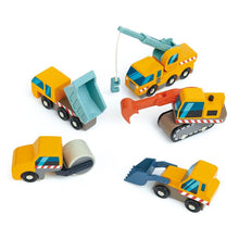 Load image into Gallery viewer, Tender Leaf Toys - Construction Site Trucks