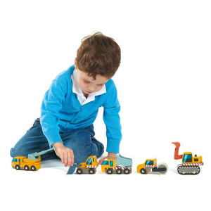 Tender Leaf Toys - Construction Site Trucks