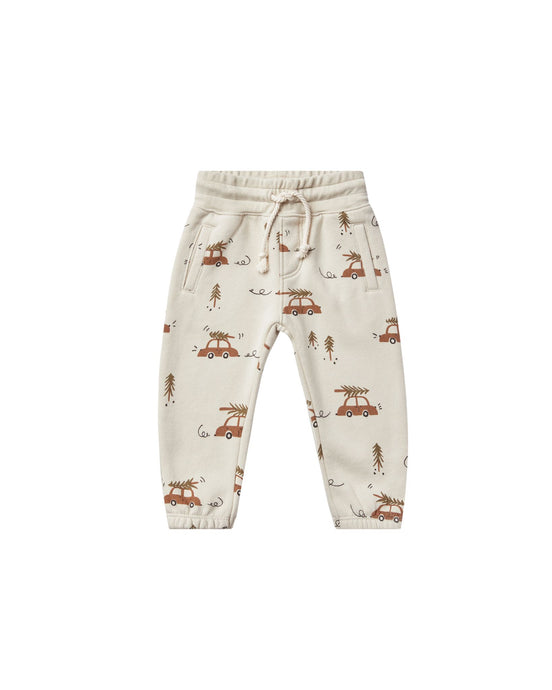 Rylee + Cru - Home For The Holidays Jogger Sweatpant - Natural