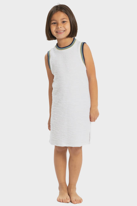 Sol Angeles - Boucle Echo Stripe Dress - White