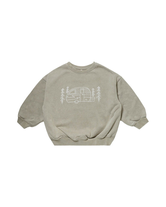 Rylee + Cru - Relaxed Sweatshirt - Camper - Pine