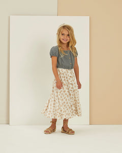 Rylee + Cru - Oceanside Skirt - Palm - Ivory