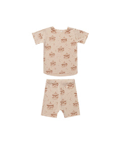 Rylee + Cru - Modal Summer PJ Set - Carousel