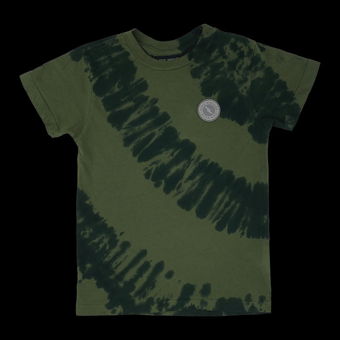 Tiny Whales - Welcome to the Jungle S/S Tee - Green Tie Dye