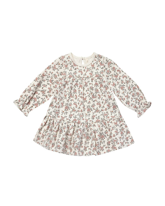 Quincy Mae - Tiered Jersey Dress - Meadow