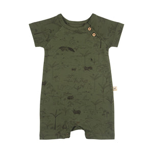 Red Caribou Organic Short Sleeve Jumpsuit - The Story