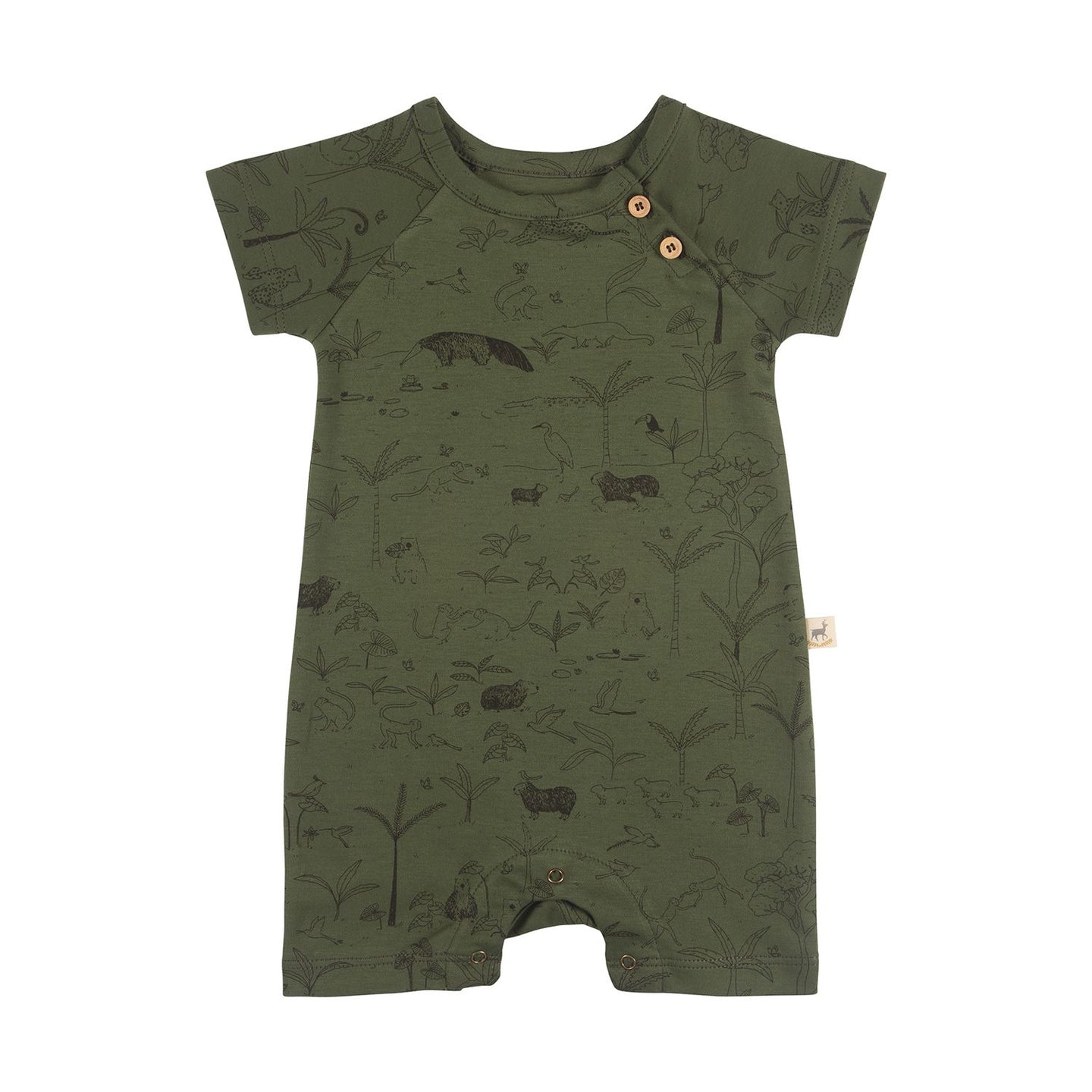Red Caribou Organic Short Sleeve Jumpsuit - The Story