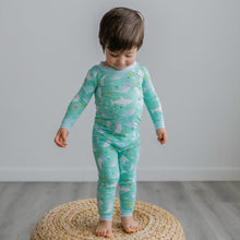 Load image into Gallery viewer, Little Sleepies - Shark Soiree Two-Piece Bamboo Viscose Pajama Set