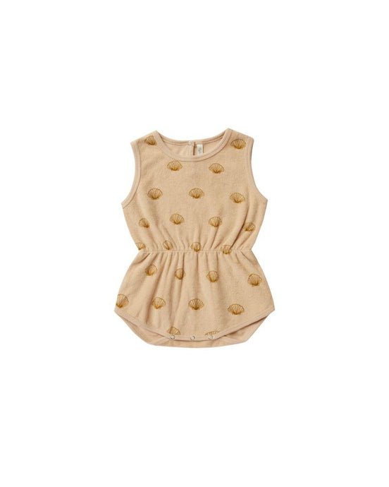 Rylee + Cru - Shells Cinch Playsuit - Shell