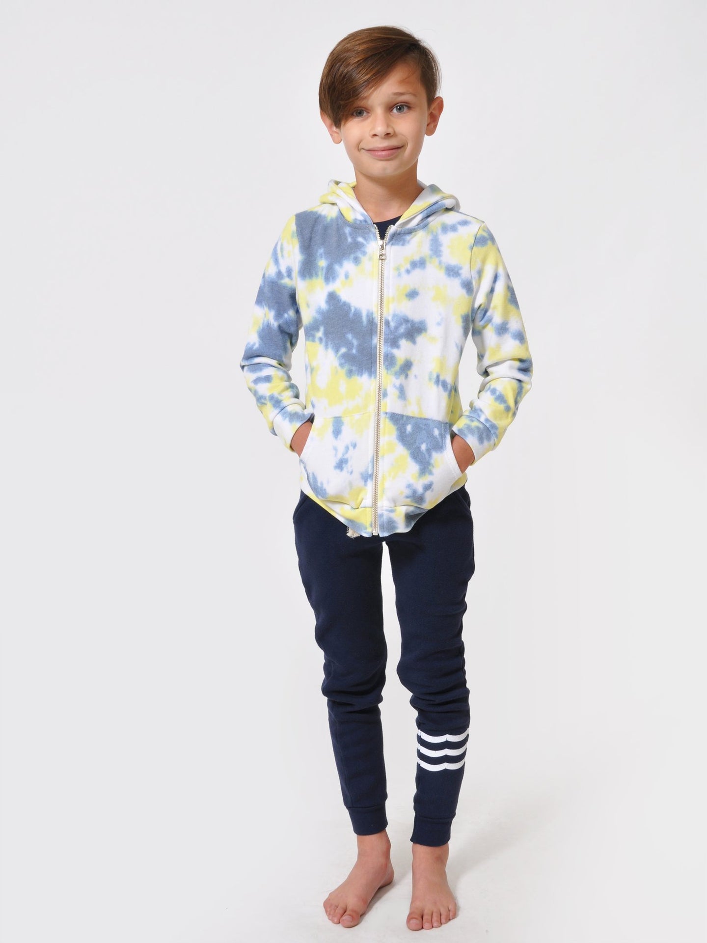 Sol Angeles - Citron Marble Hoodie - Citron Marble