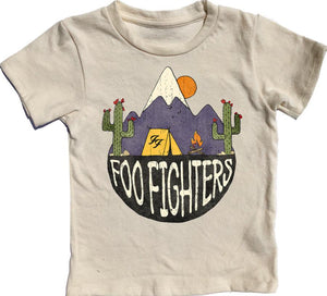 Rowdy Sprout - Foo Fighters Simple Tee - Cream Soda