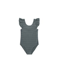 Rylee + Cru - Ruffle Bodysuit - Sea