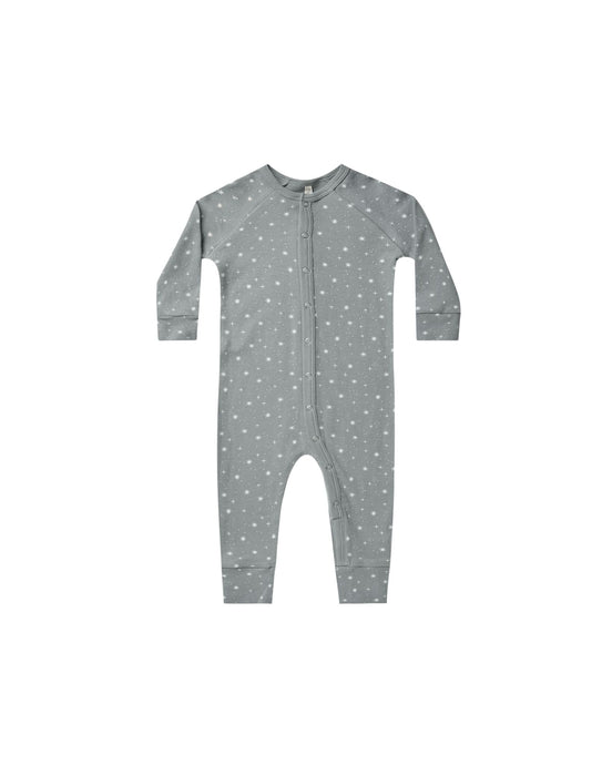 Rylee + Cru - Organic Stars Long John Pajamas - Indigo