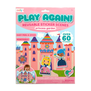 Play Again Reusable Sticker Scenes - Princess Garden