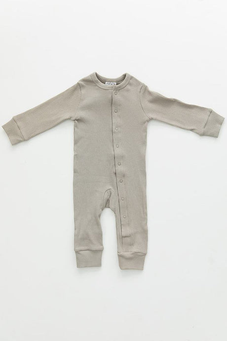 Mebie Baby - Sagebrush Organic Cotton Ribbed Footless One-Piece