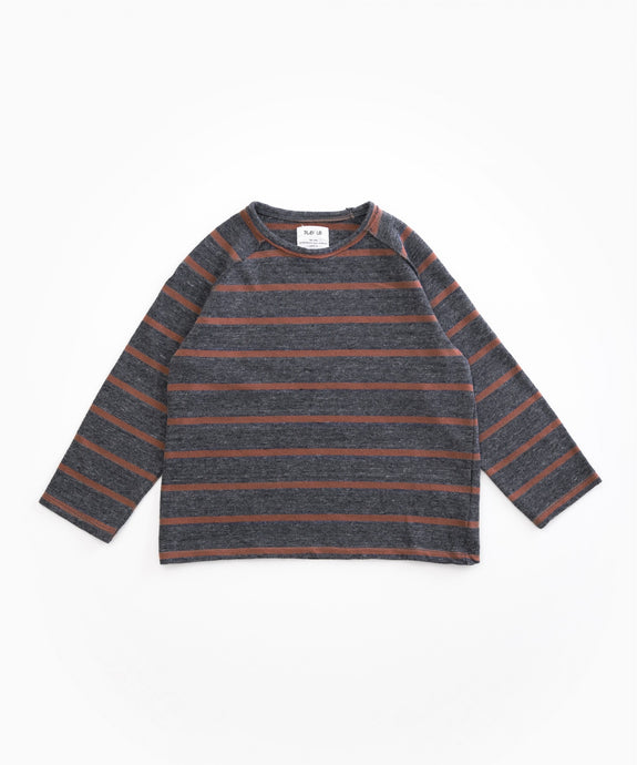 Play Up - Striped Jersey Long Sleeve - Rasp