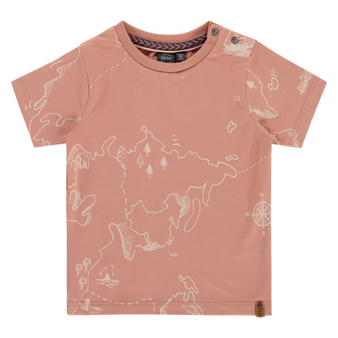 Babyface - Short Sleeve Island Tee - Dark Salmon