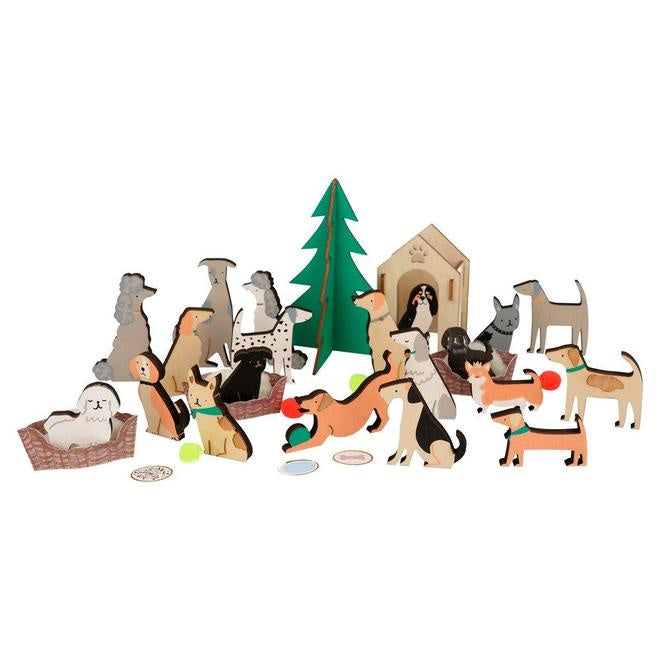 Meri Meri - Dog Advent Calendar Suitcase