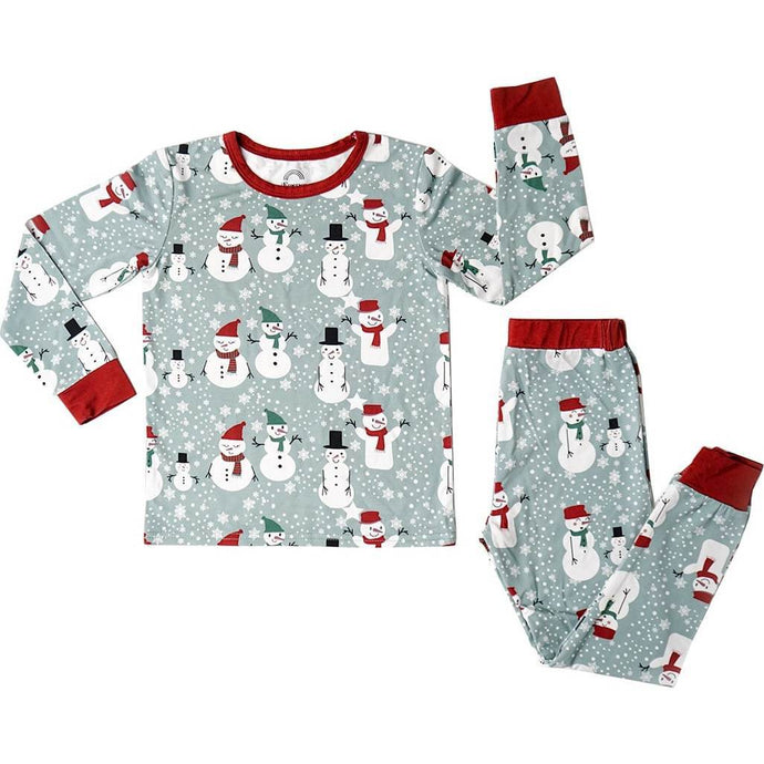 Emerson and Friends - Snowpeople Holiday Christmas Bamboo Pajama