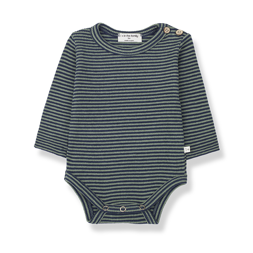 1 + In The Family - Andrey Bodysuit - Alpine-Navy