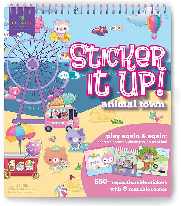 Ann Williams - Craft-tastic Sticker It Up - Animal Town