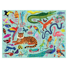 Load image into Gallery viewer, Mudpuppy - Animal Kingdom Double Sided Puzzle