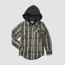 Load image into Gallery viewer, Appaman - Glen Hooded Shirt - Woodland Herringbone