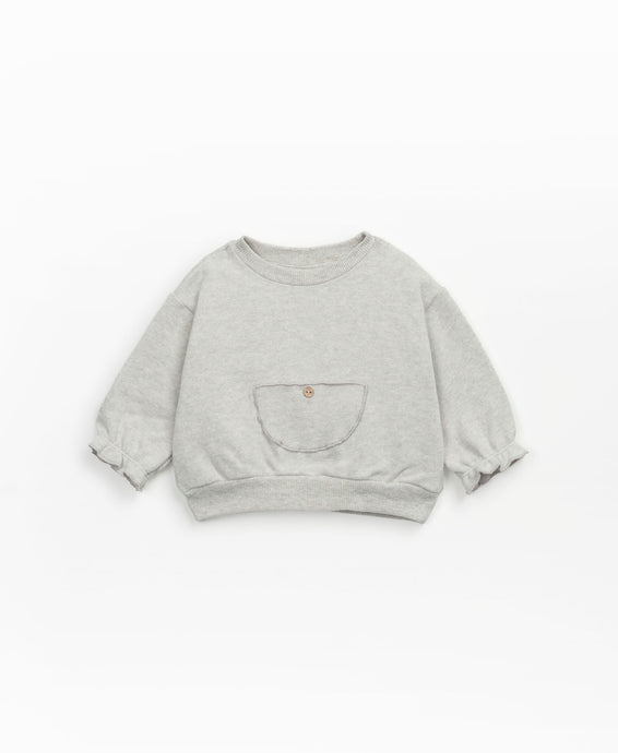 Playup - Organic Sweater w/ Pocket - Artur Melange