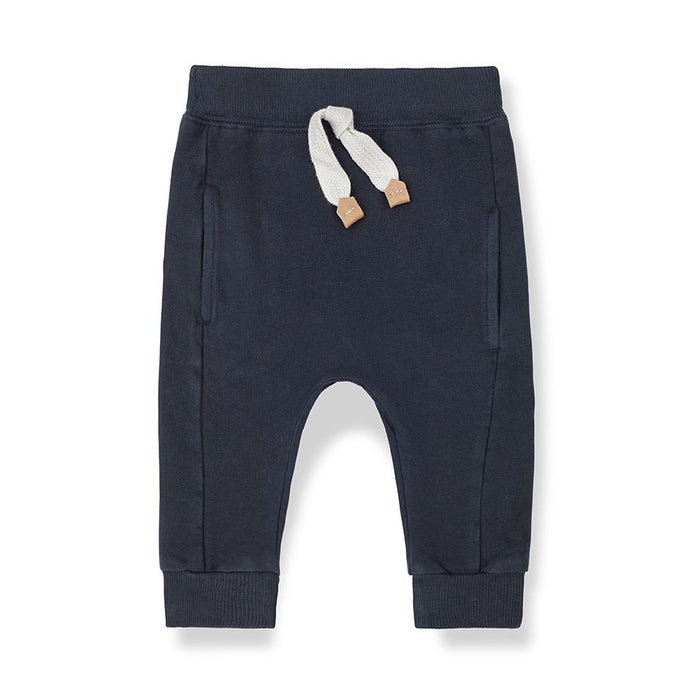 1 + in the family - Axel Fleece Lined Joggers - Navy