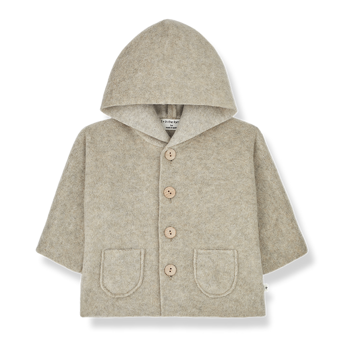 Ayala Hooded Jacket - Beige