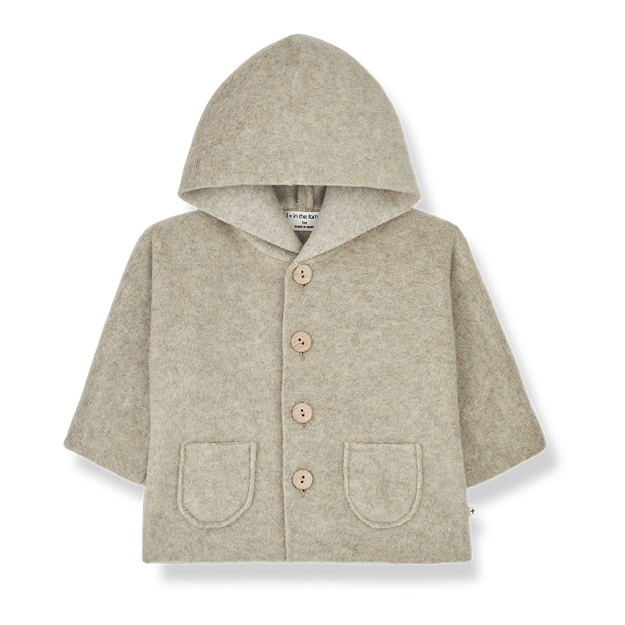 Ayala Hooded Jacket - Beige