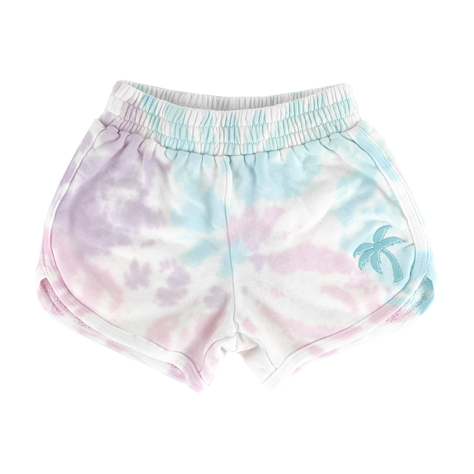 Tiny Whales - Sunset Dolphin Shorts - Multi Tie Dye