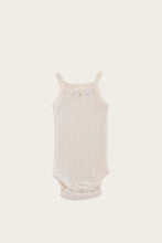 Load image into Gallery viewer, Jamie Kay - Organic Pointelle Singlet Bodysuit - Ivory