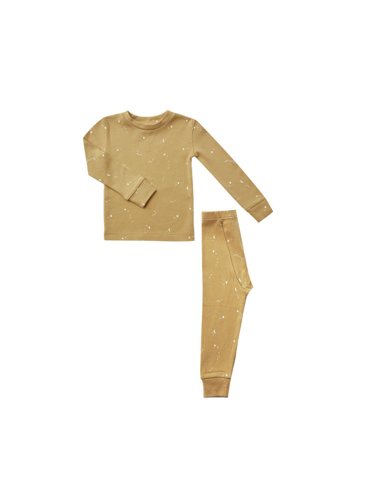 Rylee + Cru - Pajama Set- Night Sky - Gold